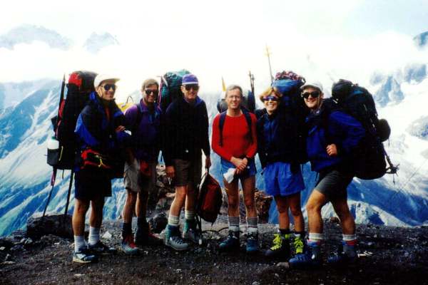 At 3,500 metres and about to start the climb up to the Priut